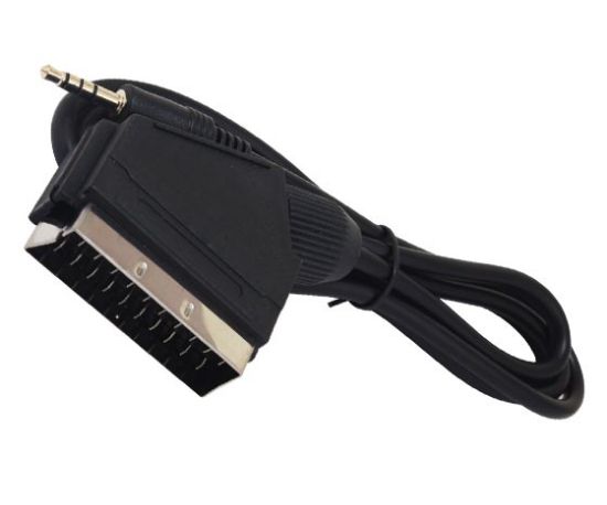 3.5 MM STEREO ERKEK/SCART KABLO 1.2 METRE SCART TO 3.5MM UZUN JACK UYDU ALICISI AV KABLO resmi