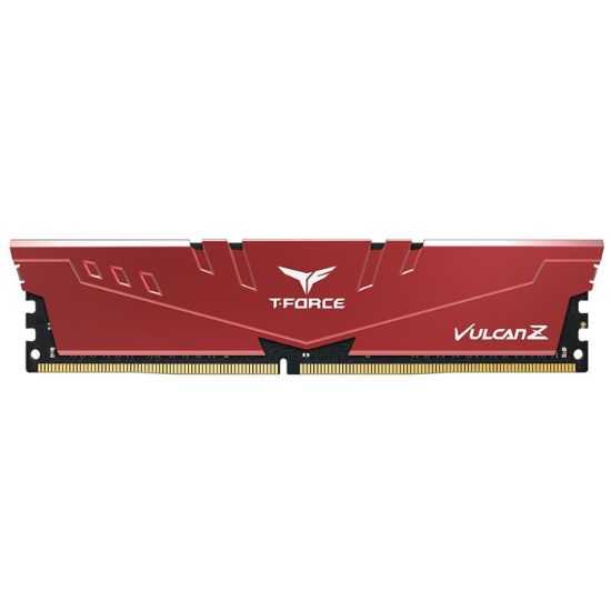 Team T-Force Vulcan Z Red 32GB (2x16GB) 3200MHz CL16 DDR4 Gaming Ram (TLZRD432G3200HC16FDC01) resmi
