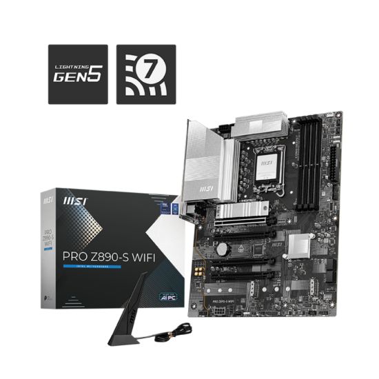 MSI PRO Z890-S WIFI DDR5 8600(OC) DVI HDMI ATX resmi