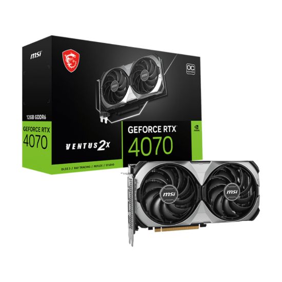 MSI GEFORCE RTX 4070 VENTUS 2X E1 12G OC GDDR6 resmi