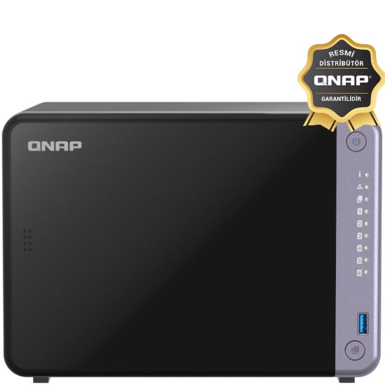 QNAP TS-632X-4G 6 YUVALI 4GB DEPOLAMA ÜNİTESİ (Resmi Distribütör Garantili) resmi