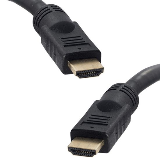 POWERMASTER PLASTİK DÜZ SİYAH 30 METRE GOLD POŞETLİ HDMI KABLO resmi