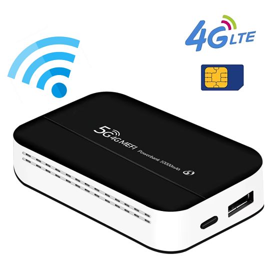 POWERMASTER PM-25137 POWERBANK 300MBPS 4G/LTE BAĞIMSIZ TAŞINABİLİR MODEM - ROUTER (10.000 MAH) resmi