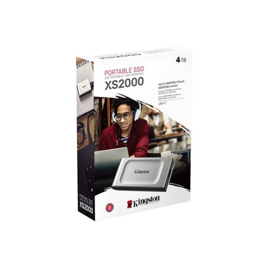 4TB KINGSTON USB3.2 2000/2000MB/s SXS2000/4000G (USB-C KABLO DAHİL) resmi
