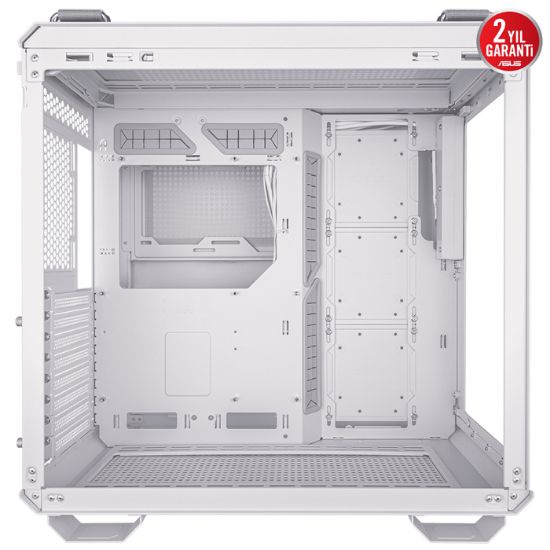 ASUS TUF GAMING GT502 TEMPERLİ CAM BEYAZ KASA resmi