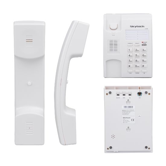 SKYTECH ST-361 KABLOLU EKRANSIZ TELEFON (SİYAH*BEYAZ) resmi