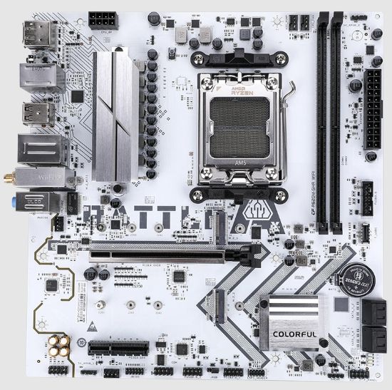 COLORFUL BATTLE-AX A620M-GHA WIFI V14 DDR5 7600Mhz resmi