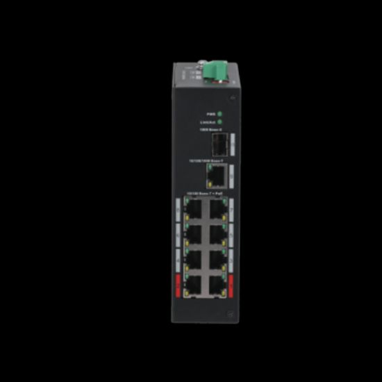 DAHUA PFS3110-8ET-96-V2 8 PORT 8XFE-1GE-1XGE/SFP 96W POE YÖNETİLEMEZ SWİTCH resmi