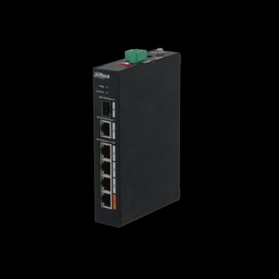 DAHUA PFS3106-4ET-60 4 PORT 4XFE-2XFE YÖNETİLEMEZ 60W POE SWİTCH resmi