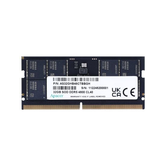 Apacer 32 GB(1x32GB) 5600Mhz SODIMM CL40 DDR5 Notebook Ram (FS.32G2C.PKH) resmi