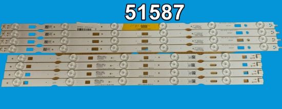 WKSET-6587 37256X4 37257X4 SE55D11L/R-ZC22AG-03 8 ADET LED BAR resmi