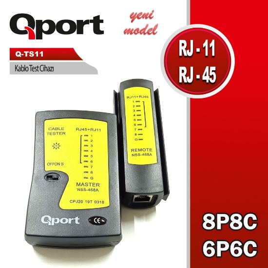 QPORT Q-TS11 KABLO TEST CİHAZI resmi