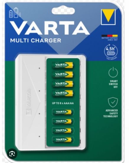 VARTA 57659 USB MULTİ CHARGER 8Lİ PİL ŞARJ CİHAZI (AA-AAA-NIMH) resmi