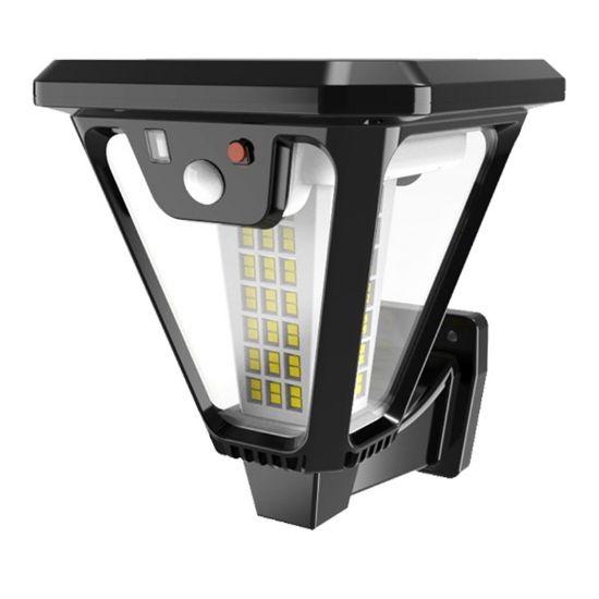 POWERMASTER HS-V83 SOLAR SENSÖRLÜ 100 SMD LEDLİ 3 MODLU BAHÇE VE DUVAR LAMBASI resmi