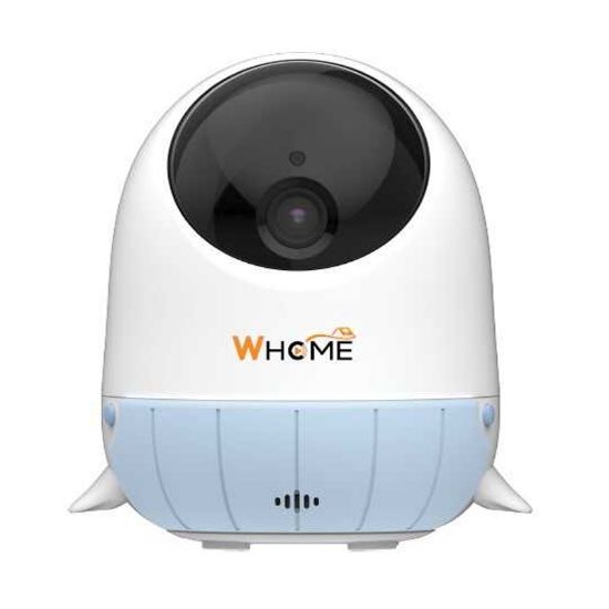 WHOME YAPAY ZEKA DESTEKLİ 360° GECE GÖRÜŞLÜ MAVİ WİFİ BEBEK GÜVENLİK KAMERASI (32 GB TF KART DESTEKLİ) resmi
