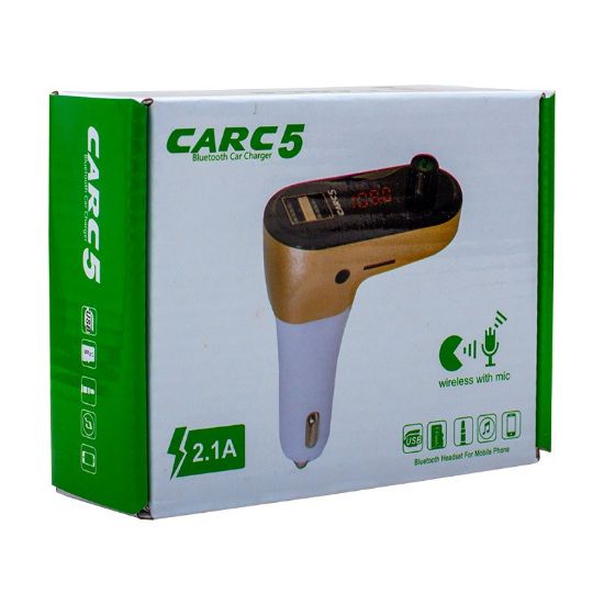 HELLO HL-19685 CARC5 HANDSFREE ÇİFT USB/SD/BLUETOOTH 12-24 VOLT FM TRANSMITTER resmi