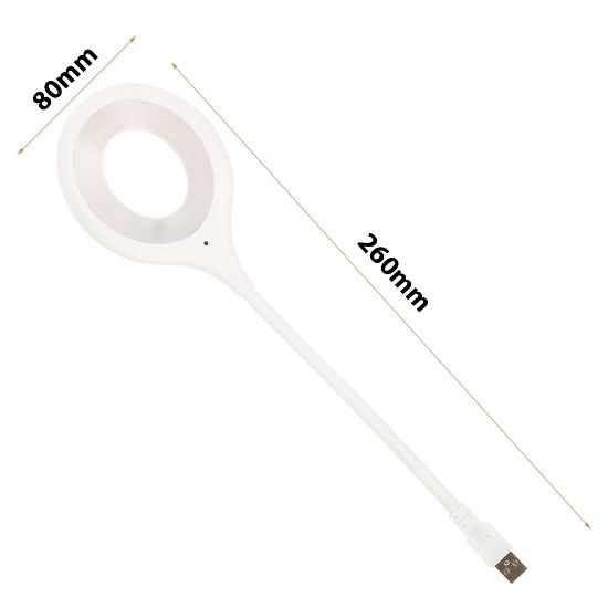 POWERMASTER PORTATİF AKROBATİK 20 SMD LEDLİ USB GECE KİTAP OKUMA ÇALIŞMA LAMBASI (POWERBANK UYUMLU) resmi