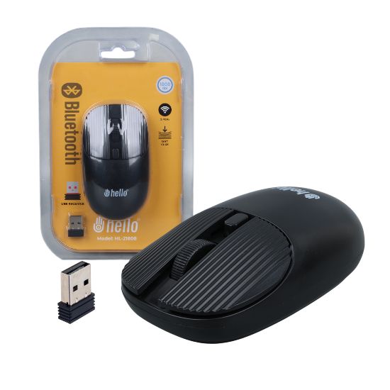 HELLO HL-21808 1000 DPI KABLOSUZ BLUETOOTH MOUSE resmi