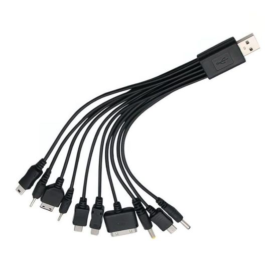POWERMASTER PM-4309 ÇOK FONKSİYONLU 10LU USB ŞARJ ALETİ KABLO resmi