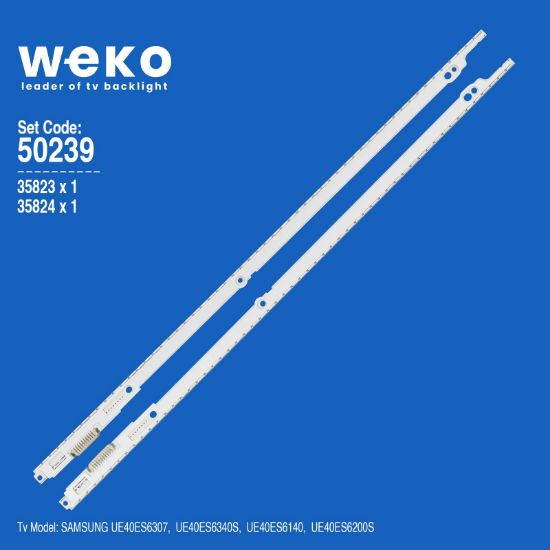 WKSET-5239 35823X1 35824X1 40NNB3D-7032LED-MCPCB 2 ADET LER BAR (56LED) resmi