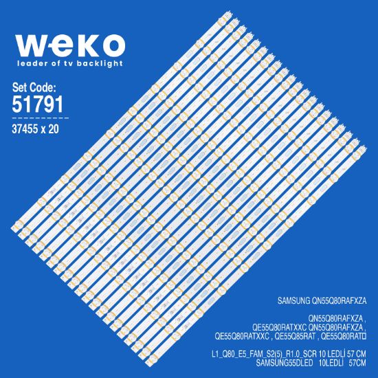 WKSET-6791 37455X20 L1_Q80_E5_FAM_S2(5)_R1.0_SCR 20 ADET LED BAR resmi