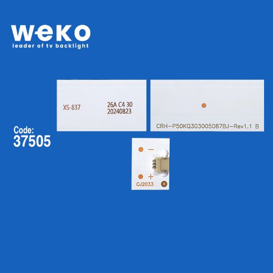 WKSET-6832 37505X4 CRH-P55KQ3030040983N-REV1.1  4 ADET LED BAR 3V resmi