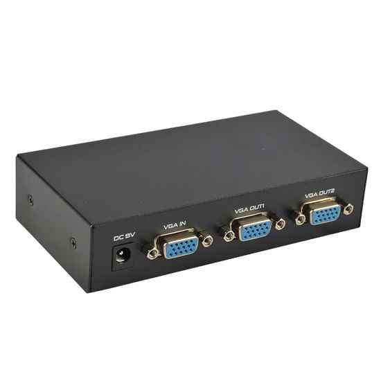 POWERMASTER PM-3502 2 PORT VGA SPLITTER DAĞITICI (350MHZ - 1920X1440) resmi