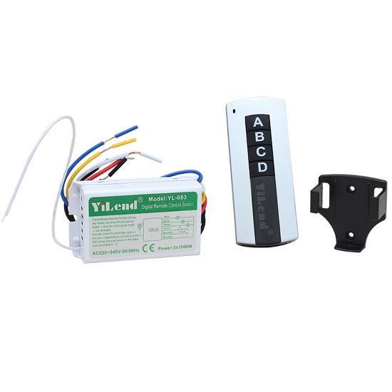 POWERMASTER PM-5847 AVİZE KONTROL KUMANDASI 4 TUŞLU 4 KANAL (220 VOLT) resmi