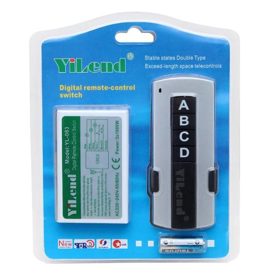 POWERMASTER PM-5847 AVİZE KONTROL KUMANDASI 4 TUŞLU 4 KANAL (220 VOLT) resmi