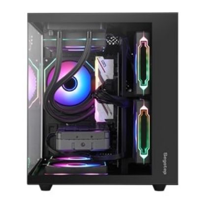 SEGOTEP Brave W1 Siyah 750W 80+ Bronze PCIE 5.0 Midi Tower Kasa resmi
