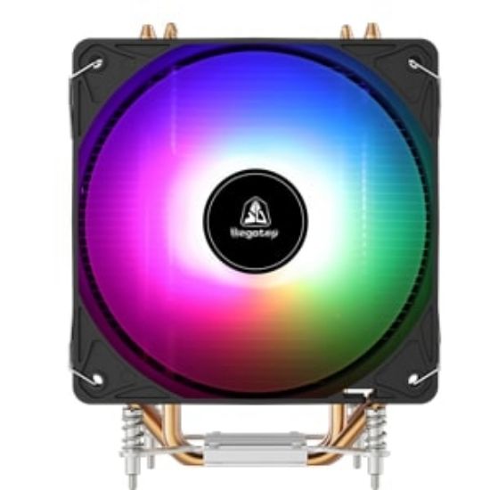 SEGOTEP Frozen Tower E4 120mm Siyah Hava Soğutucu resmi