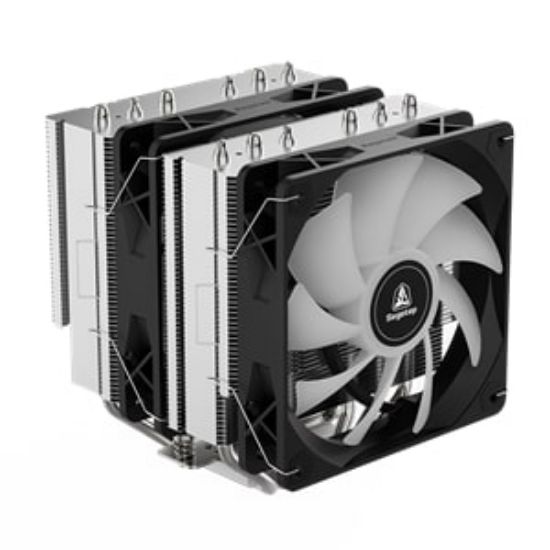 SEGOTEP FZ6 Pro Siyah 2x120mm ARGB Hava Soğutucu resmi