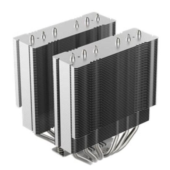 SEGOTEP FZ6 Pro Siyah 2x120mm ARGB Hava Soğutucu resmi