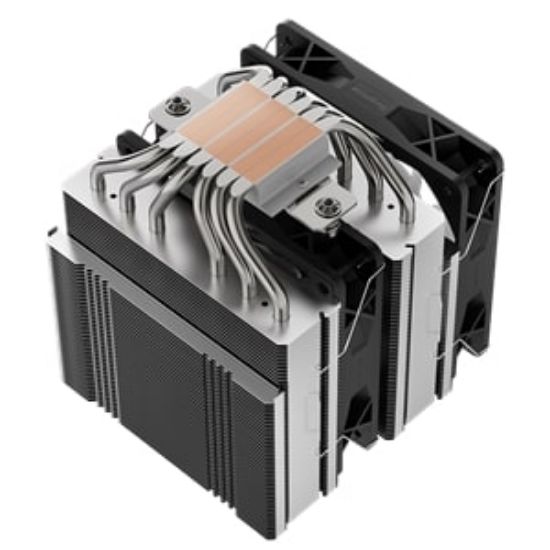 SEGOTEP FZ6 Pro Siyah 2x120mm ARGB Hava Soğutucu resmi