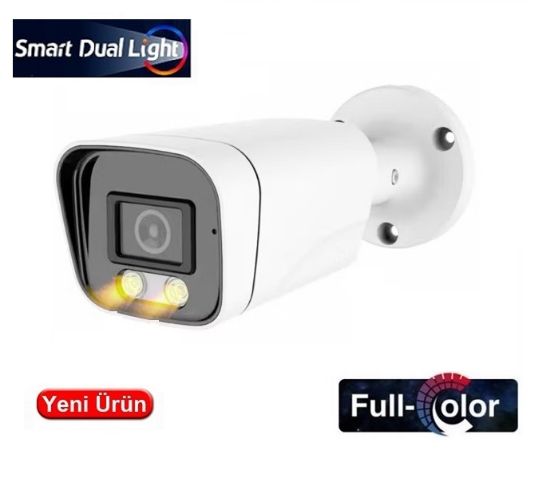 EZCOOL EZ-2405IPS 5 MP 3.6MM DUAL LİGHT POE IP BULLET KAMERA resmi