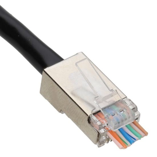 POWERMASTER PM-2334 8P/8C SHIELD RJ45 CAT5 METAL UÇ (100LÜ PAKET) resmi
