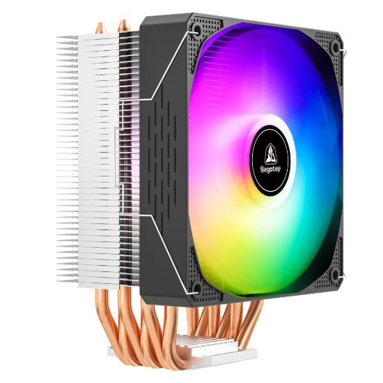 SEGOTEP Frozen Tower T6 Siyah 120mm Hava Soğutucu resmi