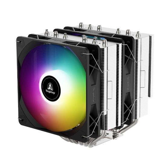 SEGOTEP FZ6 Pro Siyah 2x120mm ARGB Hava Soğutucu resmi
