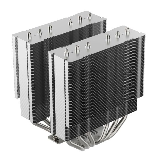 SEGOTEP FZ6 Pro Siyah 2x120mm ARGB Hava Soğutucu resmi