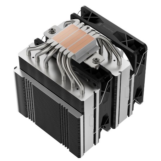 SEGOTEP FZ6 Pro Siyah 2x120mm ARGB Hava Soğutucu resmi