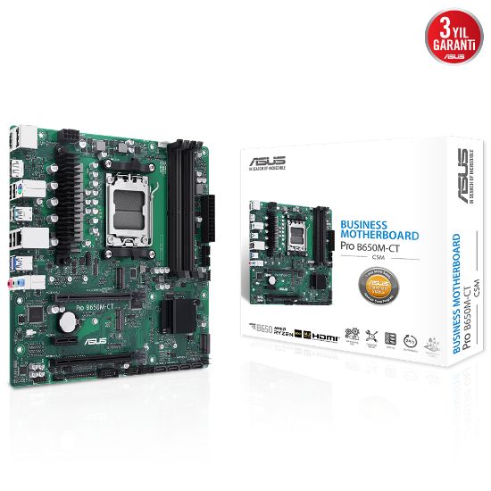 ASUS PRO B650M-CT-CSM DDR5 AMD B650 AM5 SOKET DDR5 resmi