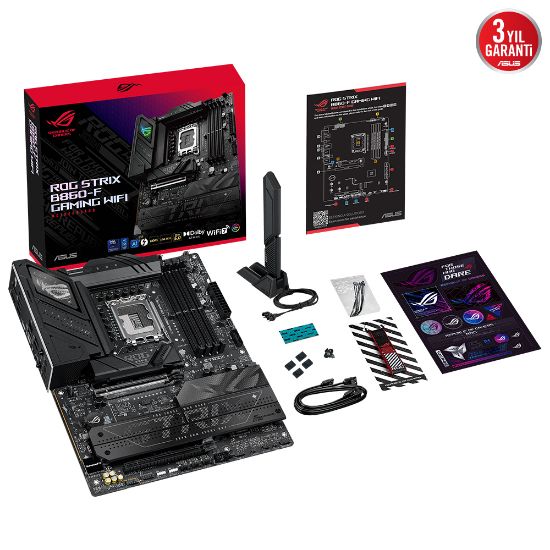 ASUS ROG STRIX B860-F GAMING WIFI SOKET 1851 ANAKART resmi