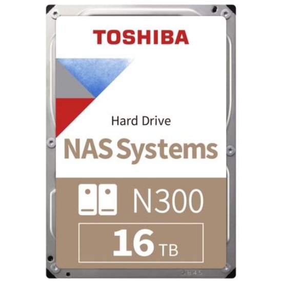16TB TOSHIBA N300 7200RPM SATA 512MB HDWG51GUZSVA resmi
