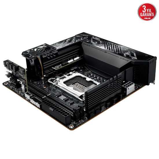 ASUS ROG STRIX Z890-I GAMING WIFI DDR5 2XM2 USB3.2 RGB LAN MINI ITX resmi