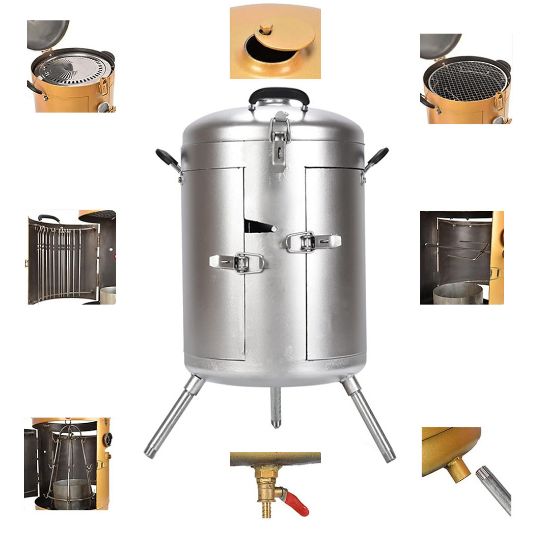 SUNUP SN-26266 GÜMÜŞ BARBEKÜ MANGAL IZGARASI resmi
