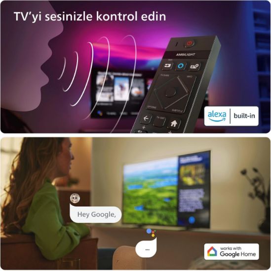PHILIPS 65PUS8909 4K ULTRA HD 65" 165 EKRAN UYDU resmi