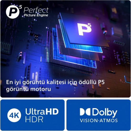 PHILIPS 65PUS8909 4K ULTRA HD 65" 165 EKRAN UYDU resmi