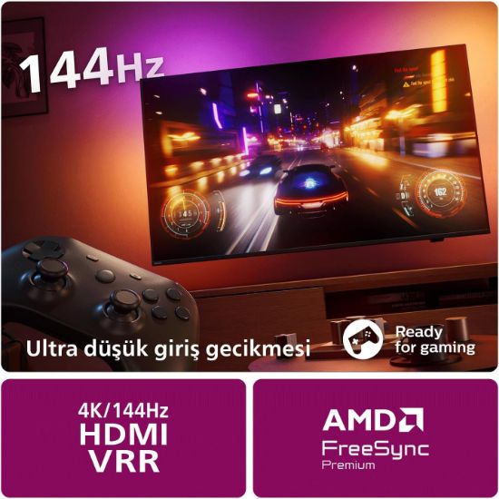 PHILIPS 65PUS8909 4K ULTRA HD 65" 165 EKRAN UYDU resmi