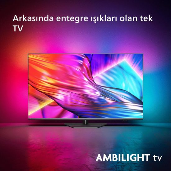 PHILIPS 65PUS8909 4K ULTRA HD 65" 165 EKRAN UYDU resmi