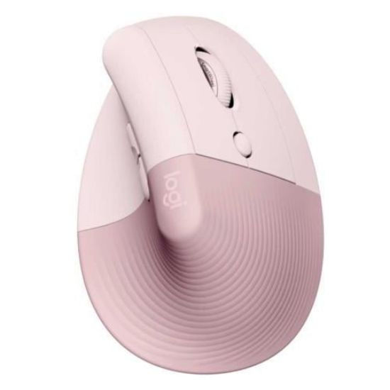 LOGİTECH LİFT SESSİZ KABLOSUZ ERGONOMİK DİKEY MOUSE ROSE 910-006478 resmi